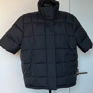 Centigrade Quilted Elbow-Sleeve Puffer Jacket